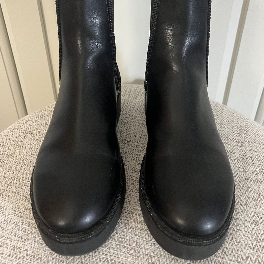 Steven Madden Black Boots - Picture 2 of 16